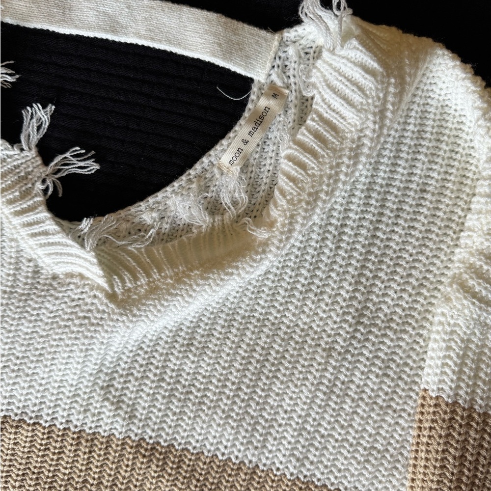 Colorblock Knit Sweater - Picture 2 of 2